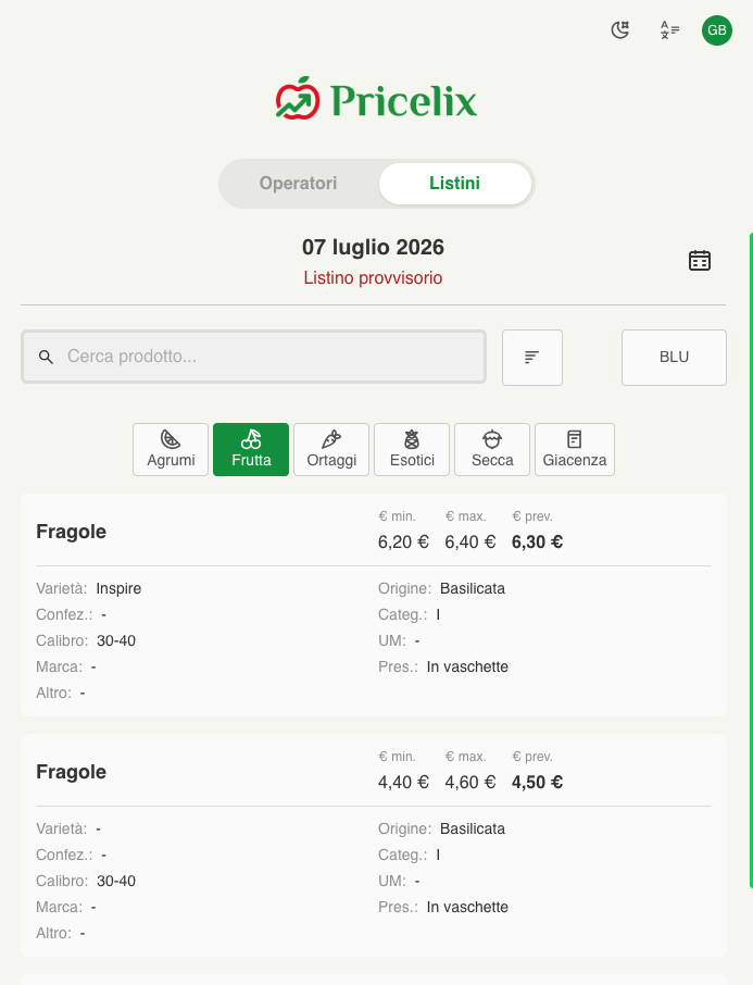 PRICELIX schermata 03
