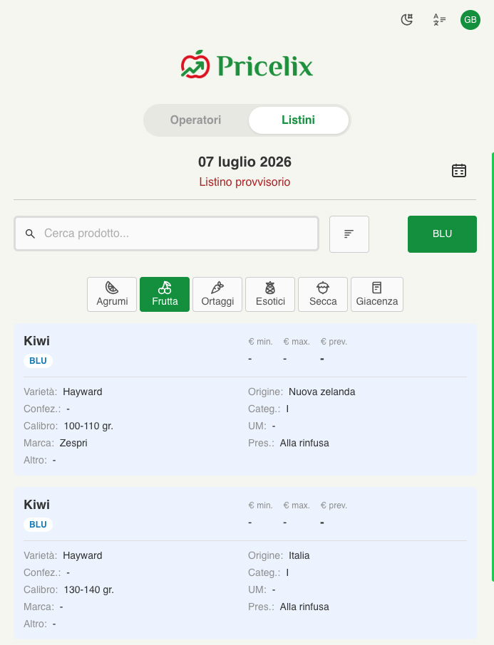 PRICELIX schermata 04